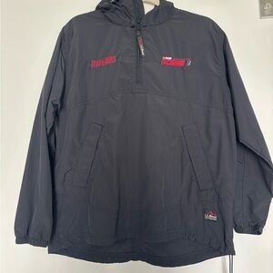 L.L. Bean Nascar Black Pullover Jacket